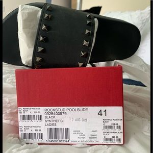 Valentino Garavani Rockstud Poolslide sz 41